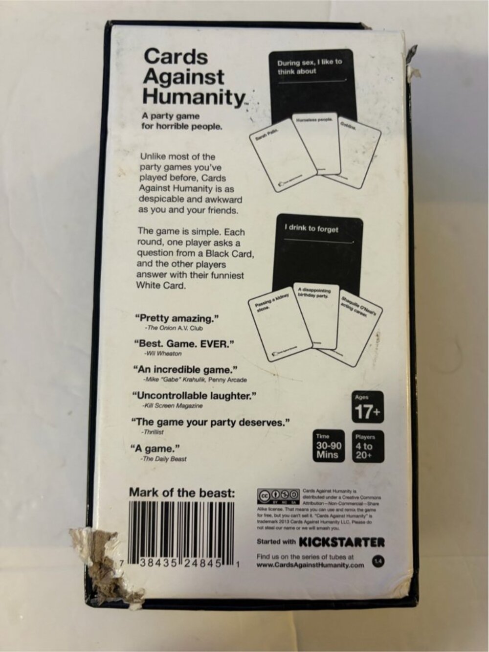 Cards Against Humanity Adult Party Card Game Complete Set - Picture 5 of 9